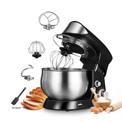 China ELECTFUN Design 3.5L Electric Kitchen Stand Mixer 600W 6-Speed ​​Dough Tilt Head Food Tilt Head with Flat Dough Hook Beater Wire Beater Mixing Bowl for sale