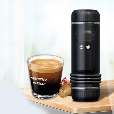 China Car 12V Car Use Commercial Semi Automatic Cappuccino For Nespresso Capsule Espresso Coffee Machine Maker for sale