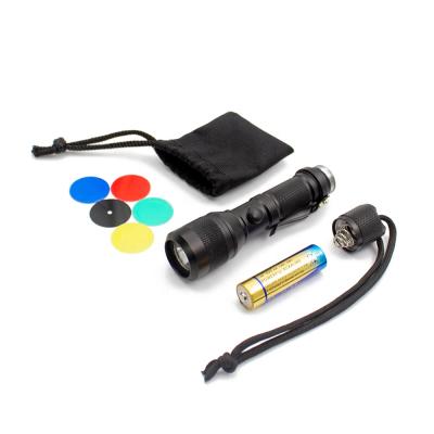 China Industrial Emergency Torch Multi Color Light Flashlight Super Bright Tactical Led Light for sale