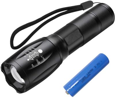 China Cheap OEM Aluminum Alloy Waterproof Lightweight Case Pocket Camping Available Handheld Zoom Led Custom Logo Flashlight for sale