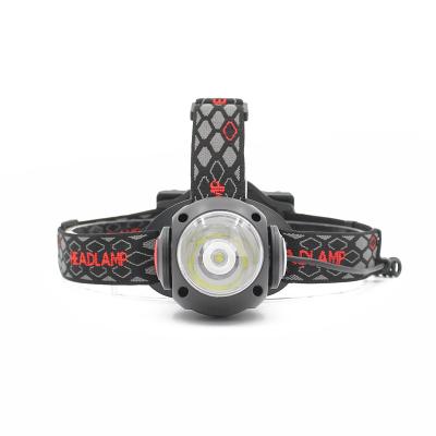 China Camping Light 360 Degree Rotating Head ABS Rechargeable Camping Headlamp for sale