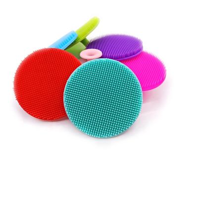 China Face Baby Silicone Skin-Friendly Cleansing Brush For Baby Hair Scalp Massager Shampoo Brush for sale