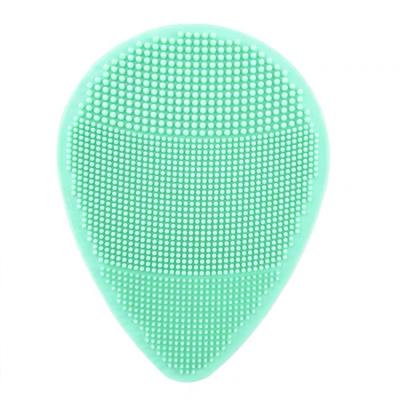 China Silicone Face Wash Brush Pore Sponge Facial Cleansing Scrubber With Stand for sale