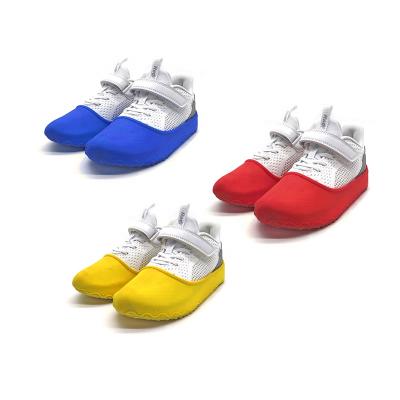 China Recyclable Waterproof Short Home Non-slip Short House Shoes Recyclable Shoe Rain Boots Home Wear Silicone Material Small Reusable And Portable for sale