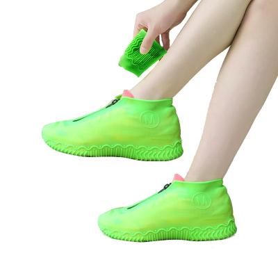 China Size S Silicone Shoe Covers Portable Reusable Waterproof Worm Silicone Rain Shoe Co Non-slip Rubber Protector For Kids Men Women for sale