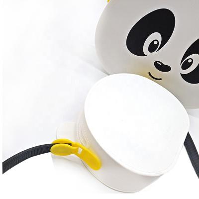 China Cute Environmental Protection Cartoon Panda Crossbody Bag For Kids Small Wallet for sale