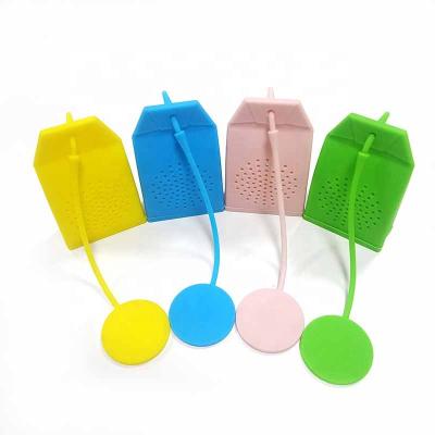 China Tea Separation 100% Food Grade Silicone Squirrel Tea Infuser Silicone Loose Leaf Tea Bags for sale