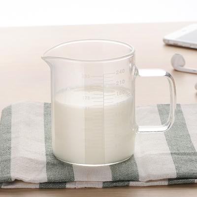 China BCnmviku Viable Handmade Cup Pyrex Measuring Cup Hand Blown Drinking Glass Heat Resistant Single Wall Glass Beaker for sale