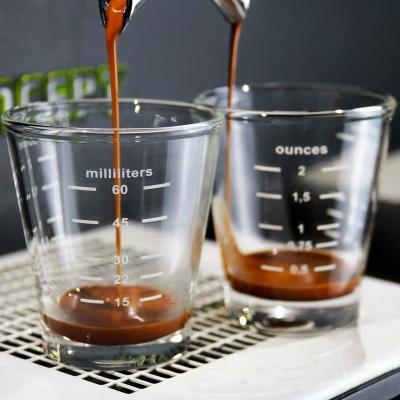 China BCnmviku Wholesale Custom Made Spike Espresso Shot Glasses Cups Clear Borosilicate Shot Glass Drinking Glass China Manufacture for sale