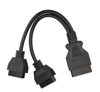 China ELM327 2 In 1 Converted Cable OBD2 Extension Cable for sale