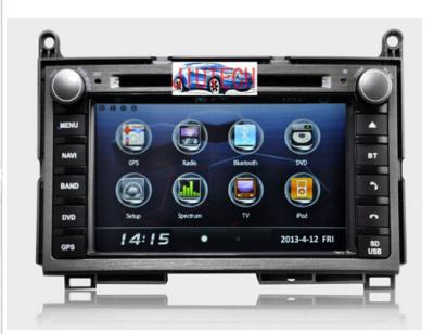 China Headunit for Toyota Venza 2008-2012 GPS Navigation Stereo Autoradio Multimedia DVD Player for sale