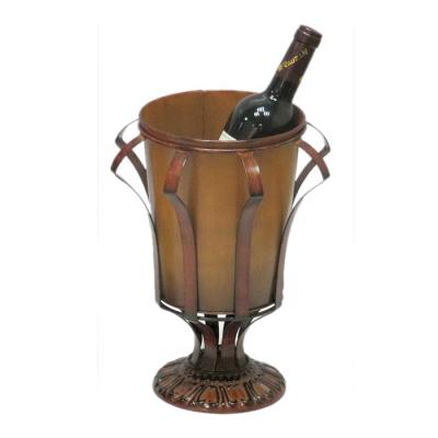 China Sustainable Antique Metal Wine Bottle Cooler Buckets, Coolers &Amp; Holders for sale