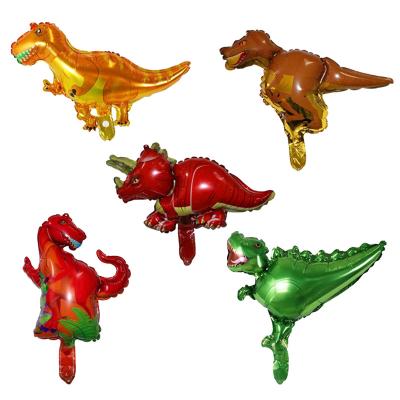 China 50pcs Disposable Eco-friendly Inflatable Mini Dinosaur Helium Foil Balloon Babyshower Birthday Party Decoration Balloons Kids Toys Supplier for sale