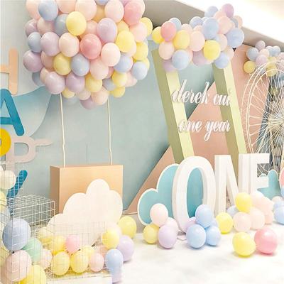 China Disposable Eco-friendly Ready To Ship Factory Direct Sale Macaron Latex Balloons 12inch Pastel Latex Balloons For Party Decoration Macaron Balloons for sale