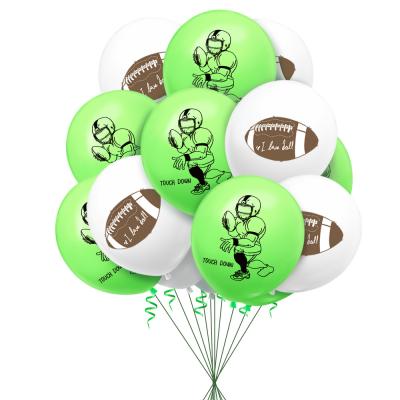 China Party Decoration Rugby Theme Party Decoration Balloon Set American Football Latex Balloon Boy Theme Balloons for sale