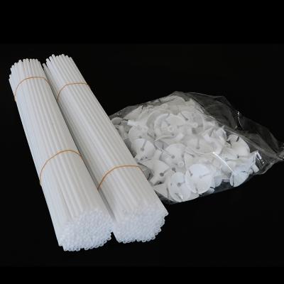 China High Quality 40cm White PVC Balloons Stand Sticks With Cup Foil Balloon Stand Birthday Wedding Event Party Supplies Decor Props for sale