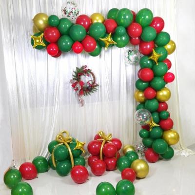 China Disposable Indoor Outdoor Decor Balloon Garland Set Decorate Ornaments Event Inflatable Party Supplies Merry Christmas Decoration Supplies for sale