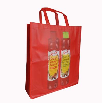 China shopping bag cmyk printing promotional bopp laminated non woven bag for sale