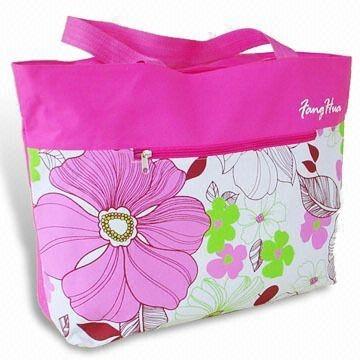 China Handled And Foldable Leisure 600D Polyester Shopping Bag for sale