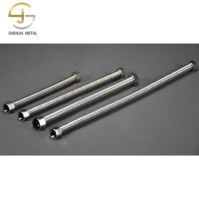 China Industrial Stainless Steel Water Pipe Threaded Corrosion Resistant Flexible Pipe Household Accessories for sale