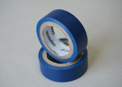 China Blue Cable Wrapping PVC Electrical Tape Heat Resistant 0.15mm Thickness for sale