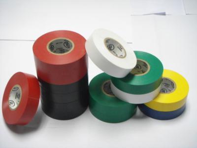 China Electrical Colorful Vinyl Adhesive Insulation Tape High Strength 0.115MM Thickness for sale