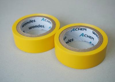 China PVC Coloured Adhesive Insulation Tape 120 Mic Coated With Rubber Adhesive for sale