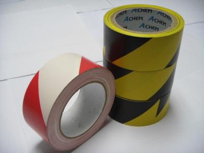 China Achem Wonder Brand Double Color Vinyl Hazard Warning Tape Used To Indicate Where Danger Exists for sale