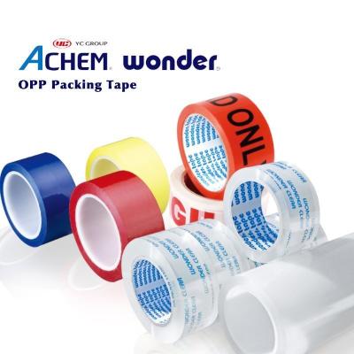 China Original Place Haian Waterproof BOPP Adhesive Silent No Noise Boop Easy Tear Packaging Tape Transparent Clear Packing Tape for sale