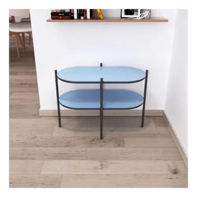 China Modern european metal frame coffee table tea table new design furniture white corner table for sale