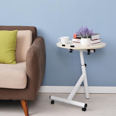 China Modern any suitable round body position desk tilt and high can be adjustable steel tripod side table for sale