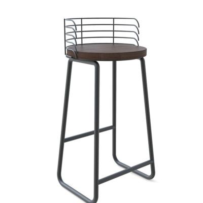 China Cheapest product modern bar stool comfortable metal legs barstool wholesale colorful with soft seat barstool for sale