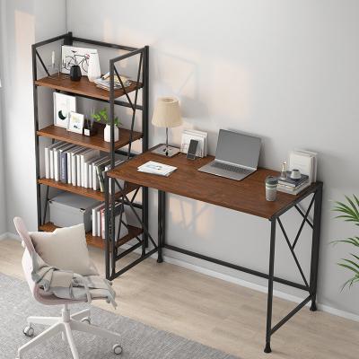 China Metal extendable modern legs new product study desk table folding computer wooden desk for home for sale