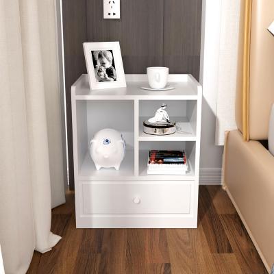 China Modern Simple Modern Wood Drawer Night Stand Storage Bedroom Table Bedside Chest for sale