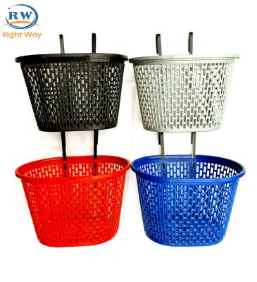 China Durable OEM Quick Release Bicycle Parts Basket Plastic Bicycle Basket for sale