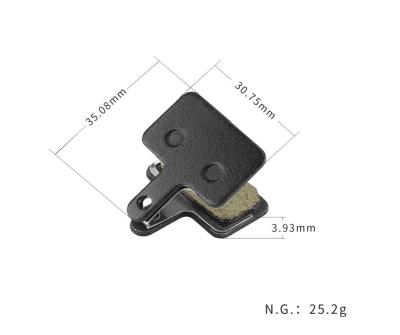 China Durable Half Metal Brake Liner Bicycle Disc Brake Pads For SHIMANO M315/355/375/395/396/415/416/446/447/475/485/486/515 for sale