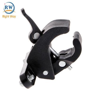 China Mountain Bike Bicycle Handlebar Mount Clamp ABS Plastic Bike Water Bottle Cage Recycling Holder for sale