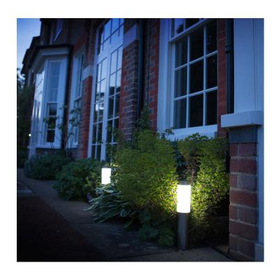 China Modern LED Solar Outdoor Lawn Lights Garden Wide Angle Lights Colorize Outdoor Decorative Solar Garden Light for sale