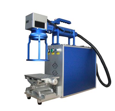 China 20W 30W Mini Portable Handheld Fiber Laser Marking Machine for sale