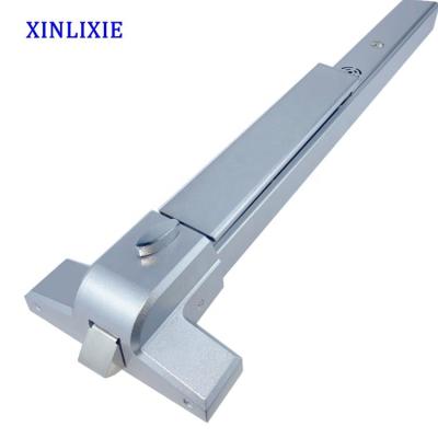 China hotel & hospital & school & Mail & Commercial Office Building Emergency Escape Door Security Device Alarm 650MM Iron Paint Sliver Panic Bar Lock for sale