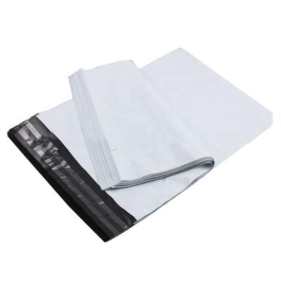 China Disposable Envelopes Wholesale E-commerce Courier Delivery Bag White Polythene Super Strong Plastic Shipping Bags For Clothing for sale