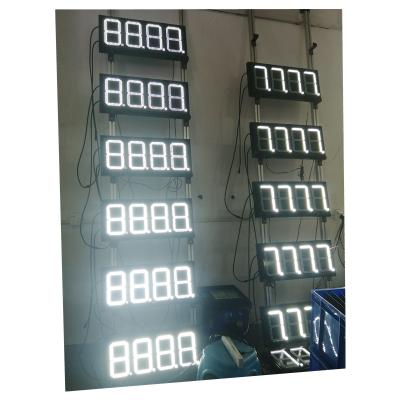 China Gas Petrol Oil Station Led Digital Gas Price Sign Gas Station Price Sign Programmable Led Advertising Billboard Display for sale