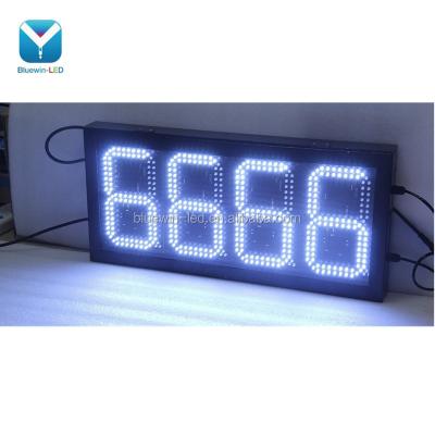 China New gas station design factory price simple color sign led screen digital gas station for sale