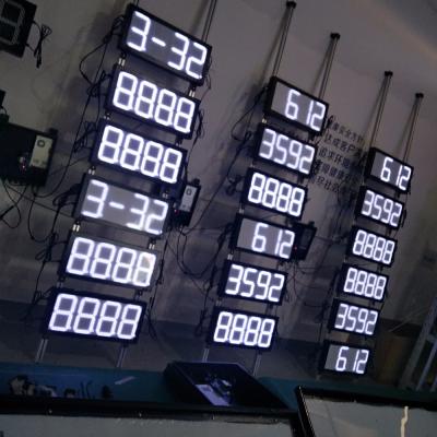 China Gas Station 7 8 10 12 16 18 20 22 24 Large 7 Segment Led 32 Inch Gas Station Price Digital Signs for sale