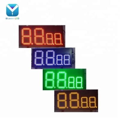 China Gas Station Super Bright 18 Inch Big 7 Segment Led Display Big Seven Segment Led Number Display From China Factory for sale