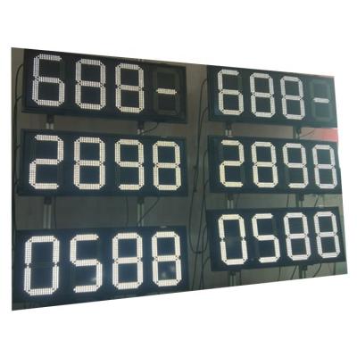 China Digital Gas Gas Station LED Gas Station Sign Price Board For Gas Station for sale