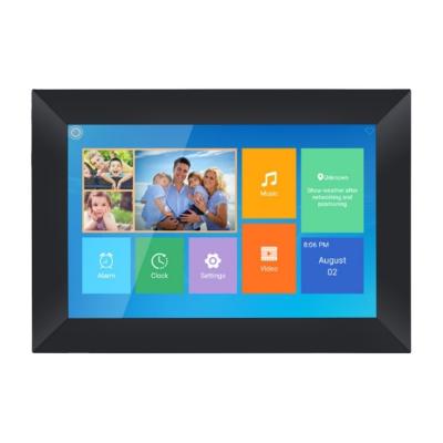 China Frameo/Ourphoto 10.1inch Hd Cloud Digital Photo Frame Wifi Touch Screen Digital Photo Frame Clock Android System for sale