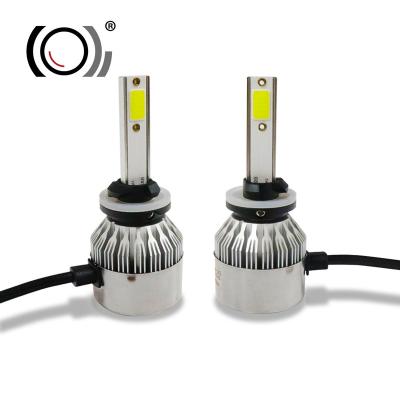 China Factory Price Aluminum Manufacture 36W 9-30V H1 H3 H7 9005 Body MOXI 9006 H11 COB LED 880 Style Headlight For Cars for sale