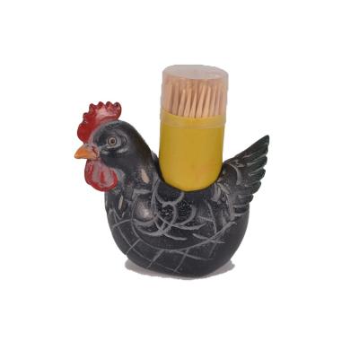 China White Viable Resin Chicken Toothpick Holder, Toothpick Holder, Toothpick Holder Wood for sale