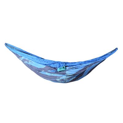 China Comfortable Camping Beach Backyard Swing Double Ripstop , Durable 210T Nylon Printing Outdoors Hammock for sale